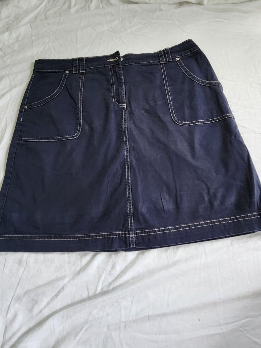 Karen Scott  Classic‎ Navy Blue Skort Size 10